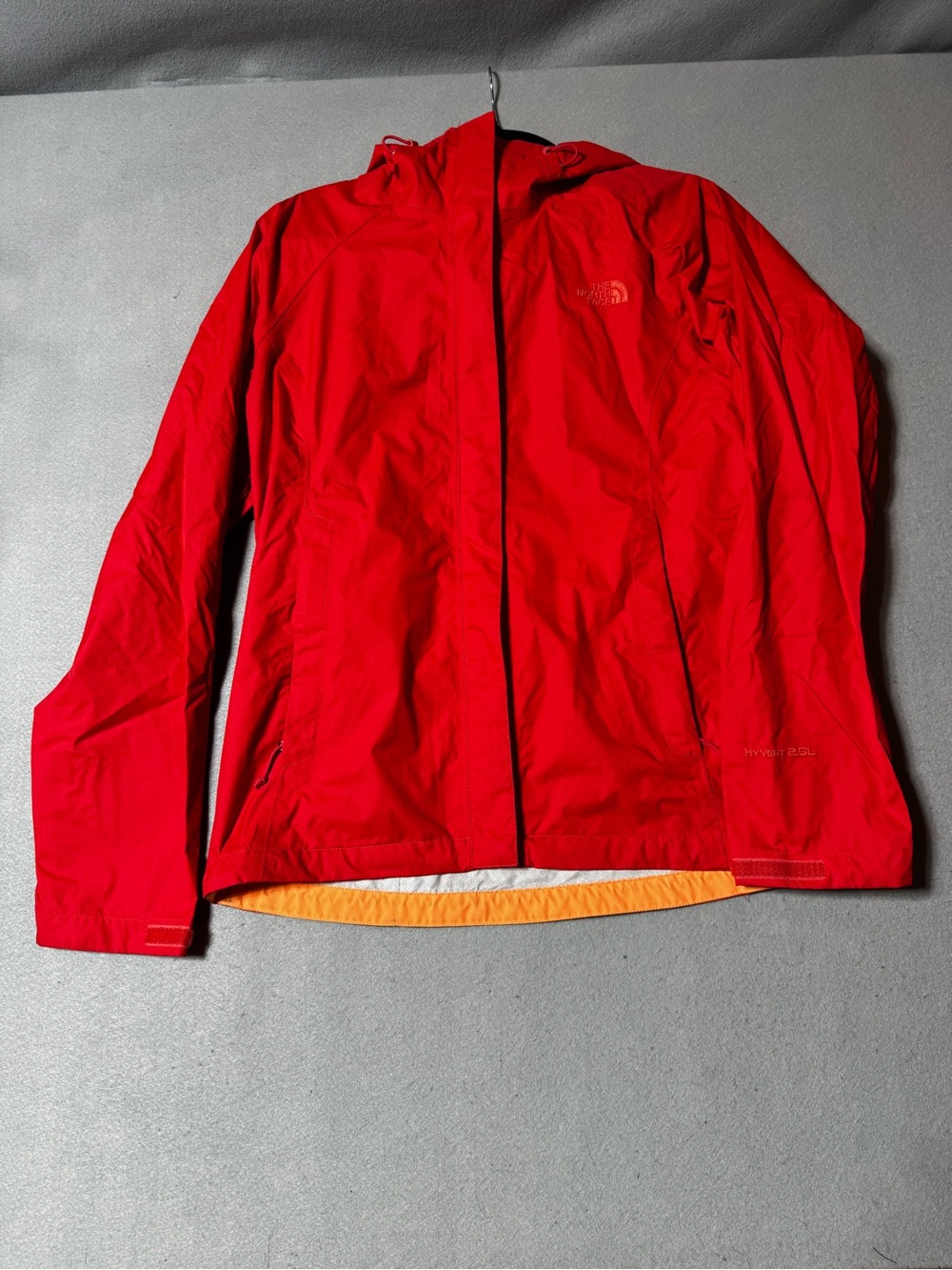 The North Face Women’s Red Hooded Rain Jacket Size M